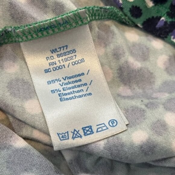 Boden Long Sleeve Poppies T-Shirt in Green – Size 4 - Picture 8 of 8